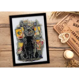 Kreuzstich-Set Ahnung (Deco Scenes) 19x28 cm AAH-261