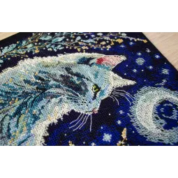 Kreuzstich-Set Nachtgast (Deco Scenes) 22x32 cm AAH-197