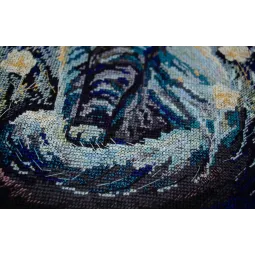 Cross-stitch kit Night guest (Deco Scenes) 22x32 cm AAH-197