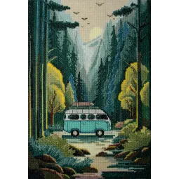 Cross-stitch kit Thirst for adventure (Deco Scenes) 22x32 cm AAH-198