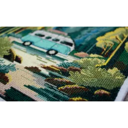 Kit de point de croix Soif d'aventure (Scènes déco) 22x32 cm AAH-198