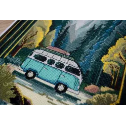 Cross-stitch kit Thirst for adventure (Deco Scenes) 22x32 cm AAH-198