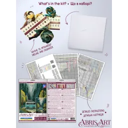 Cross-stitch kit Thirst for adventure (Deco Scenes) 22x32 cm AAH-198