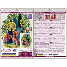 Kit de point de croix Cozy in the forest (Deco Scenes) 32x41 cm AAH-204