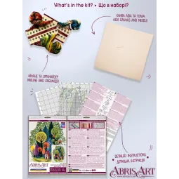 Cross-stitch kit Cozy in the forest (Deco Scenes) 32x41 cm AAH-204