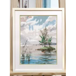 Kit de point de croix « Reflection » 24×35 cm S1649