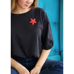 Набор для вышивания крестом KLART "Брошь. Морская звезда" 5,5x5,5 см KL10-012