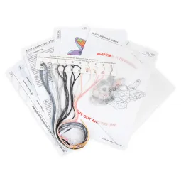 Kit de point de croix PANNA "Little hare" 8x6 cm PJK-2277