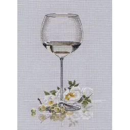 Cross stitch kit "White Night" 17x25 cm S1656
