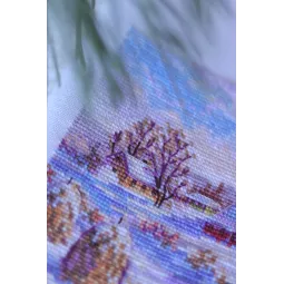 Kit de point de croix Hiver 11,5x11,5 SK267B