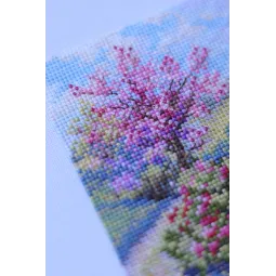 Kit de point de croix Printemps 11,5x11,5 SK268A