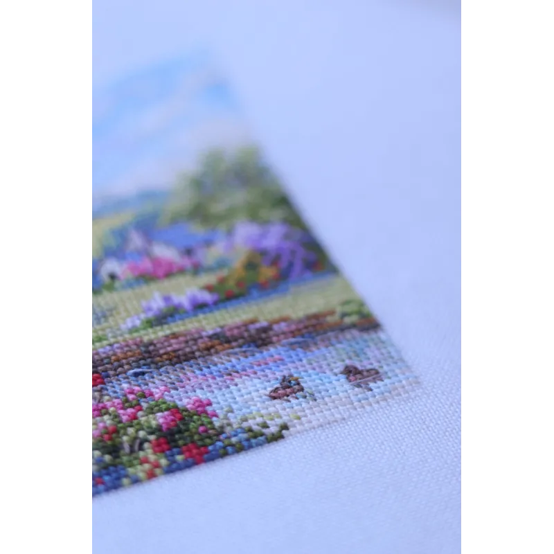 Kreuzstich-Set Frühling 11,5x11,5 SK268A