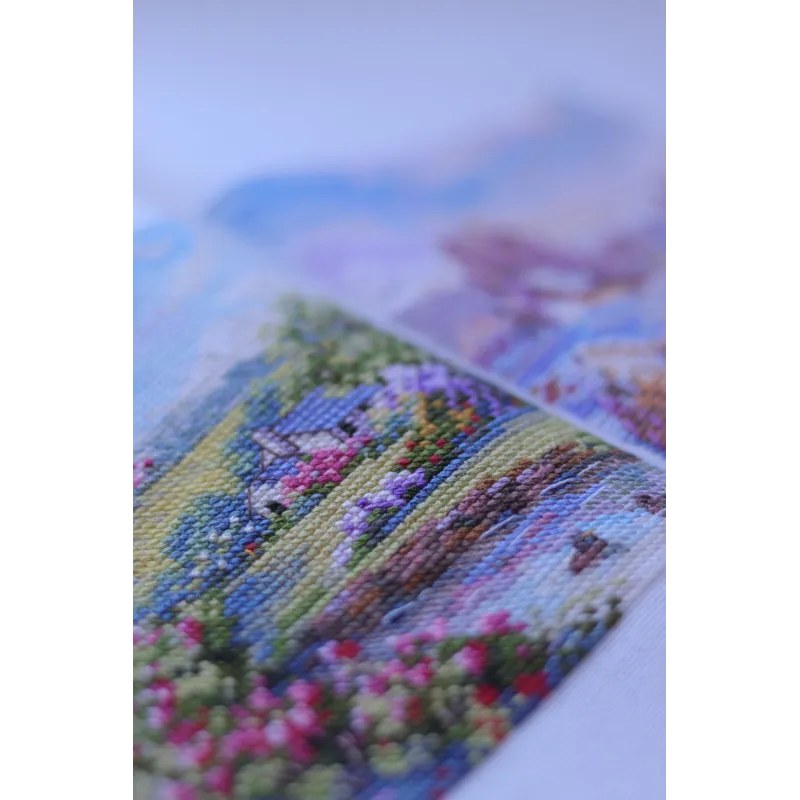 Kreuzstich-Set Frühling 11,5x11,5 SK268A