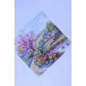 Kit point de croix Printemps 11,5x11,5 cm SK268B