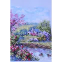Kit point de croix Printemps 11,5x11,5 cm SK268B
