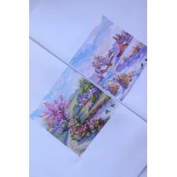 Cross stitch kit Spring 11,5x11,5 cm SK268B