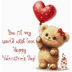 Cross Stitch Kit My Heart 24x25cm SB1424