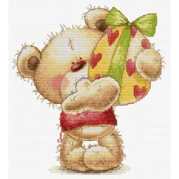 Cross Stitch Kit Surprise Egg 16x18cm SB1425
