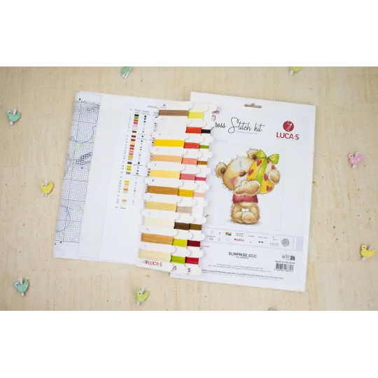 Kit de point de croix Œuf Surprise 16x18cm SB1425