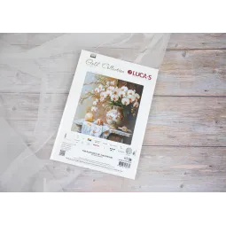 Kreuzstichset Die Eleganz der Orchidee 32x32cm SB714