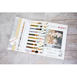 Petit Point Kit - Die Eleganz der Orchidee 20x20cm SG714