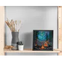Mittelgroßer Perlenstickerei-Set "Camping unter den Sternen" (Deco Scenes) 20x20 cm AAMB-118