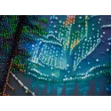 Средний набор для вышивания бисером "Кемпинг под звездами" (Deco Scenes) 20x20 см AAMB-118