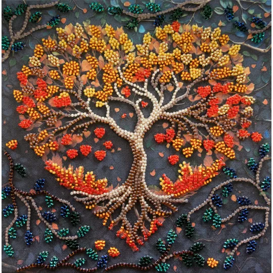 Kit de broderie sur perles de taille moyenne "Chauds sentiments" (Scènes déco) 20x20 cm AAMB-119 Kit de broderie sur perles de taille moyenne "Chauds sentiments" (Scènes déco) 20x20 cm AAMB-119