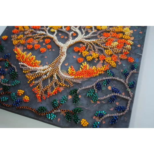 Kit de broderie sur perles de taille moyenne "Chauds sentiments" (Scènes déco) 20x20 cm AAMB-119 Kit de broderie sur perles de taille moyenne "Chauds sentiments" (Scènes déco) 20x20 cm AAMB-119
