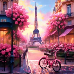 Набор для алмазной мозаики "Paris" 40x40 см WD3214