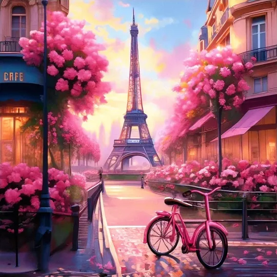 Набор для алмазной мозаики "Paris" 40x40 см WD3214