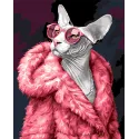 Malen nach Zahlen Set "Glamouröse Sphinx" 40x50 cm W074 1225