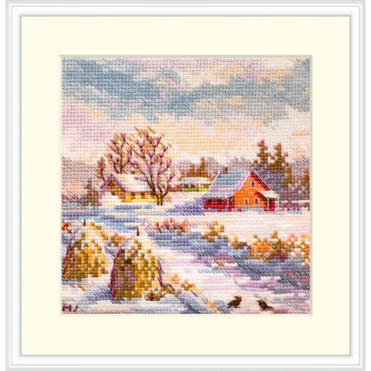 SALE Kreuzstich-Set Winter 11,5x11,5 SK267A