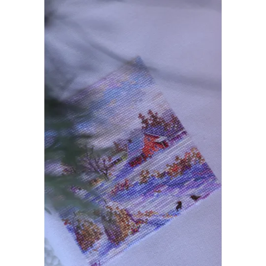 SALE Cross stitch kit Winter 11,5x11,5 SK267A