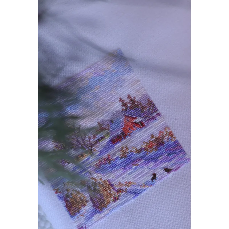 SALE Cross stitch kit Winter 11,5x11,5 SK267A
