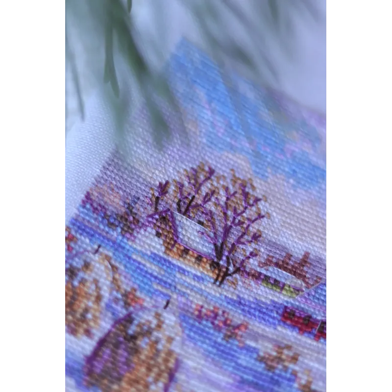 SALE Cross stitch kit Winter 11,5x11,5 SK267A