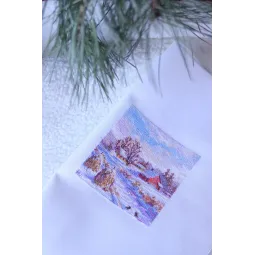 Cross stitch kit Winter 11,5x11,5 SK267A