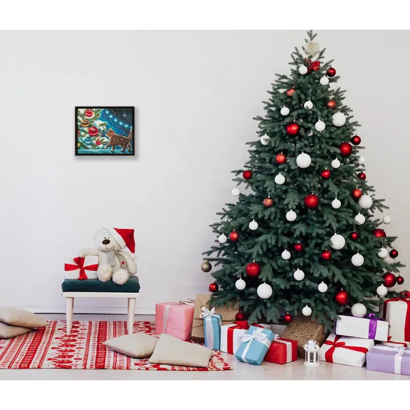 Kit de point de croix PANNA "Chaton espiègle" 25x19.5 cm PPR-7425