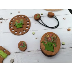 Магнитный держатель иглы. Цветы KF059/205P