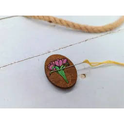 Magnetischer Nadelhalter. Blumen KF059/204P