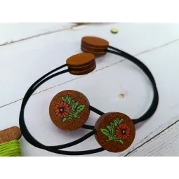 Magnetverschlüsse. Blumen. 2 Stück KF040/2P