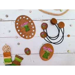 Magnetische Halter. Tulpen. 2 Stück KF040/1P