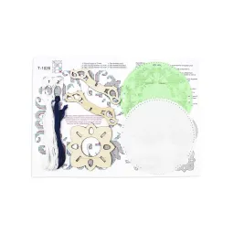 Kreuzstich-Set "Frühlingsständer" 13x13 cm ST-1026