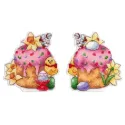 Cross stitch kit "Easter cake with glaze" 10x9 cm SR-1172