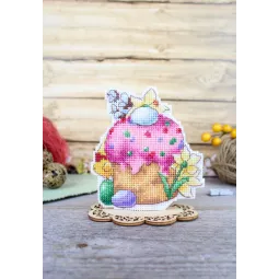 Cross stitch kit "Easter cake with glaze" 10x9 cm SR-1172 (ES)