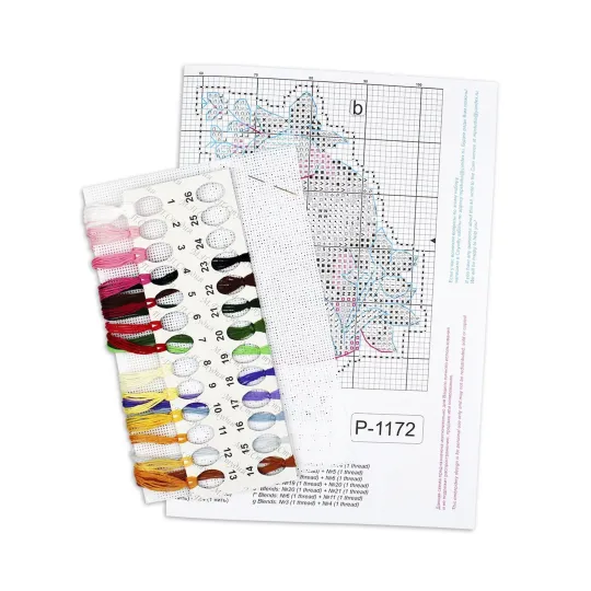 Cross stitch kit "Easter cake with glaze" 10x9 cm SR-1172 (ES)