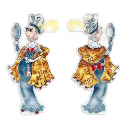 Kreuzstich-Set "Zweite Schwester" 16x8 cm SR-1117