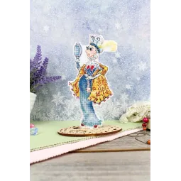 Набор для вышивания крестом "Вторая сестра" 16x8 см SR-1117