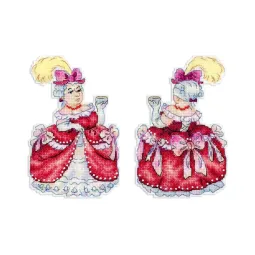 Набор для вышивания крестиком «Первая сестра» 16x10 см SR-1116