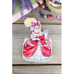 Kryželiu siuvinėjimo rinkinys „Pirmoji sesuo“ 16x10 cm SR-1116